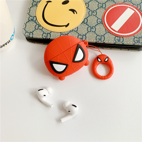 BİPOWER Airpods Pro Kılıf Spiderman Kırmızı