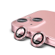 BİNANO Metal Ring Iphone 13/13 Mini Pembe