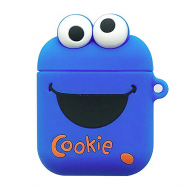BİPOWER Airpods 1-2. Nesil Uyumlu Kılıf Cute Cookie Mavi