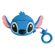 BİPOWER Airpods 3. Nesil Uyumlu Kılıf Stitch Mavi