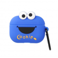 BİPOWER Airpods Pro Uyumlu Kılıf Cute Cookie Mavi