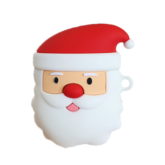 BİPOWER Airpods 1-2 Uyumlu Kılıf Noel Baba Beyaz BİPOWER Airpods 1-2 Uyumlu Kılıf Noel Baba Beyaz