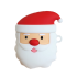 BİPOWER Airpods 1-2 Uyumlu Kılıf Noel Baba Beyaz