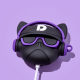BİPOWER Airpods 1-2. Nesil Uyumlu Kılıf Star Bulldog Mor BİPOWER Airpods 1-2. Nesil Uyumlu Kılıf Star Bulldog Mor