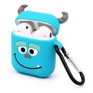 BİPOWER Airpods 1-2. Nesil Uyumlu Kılıf Dev Monster Mavi
