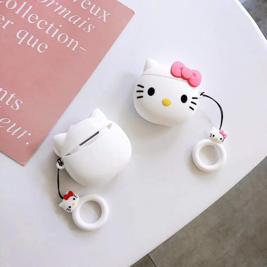 BİPOWER Airpods 1-2. Nesil Uyumlu Kılıf Minik Kedi Beyaz BİPOWER Airpods 1-2. Nesil Uyumlu Kılıf Minik Kedi Beyaz