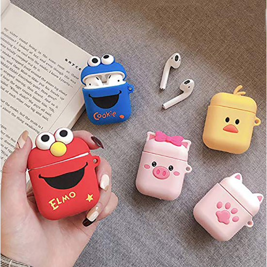 BİPOWER Airpods 1-2. Nesil Uyumlu Kılıf Elmo Kırmızı BİPOWER Airpods 1-2. Nesil Uyumlu Kılıf Elmo Kırmızı