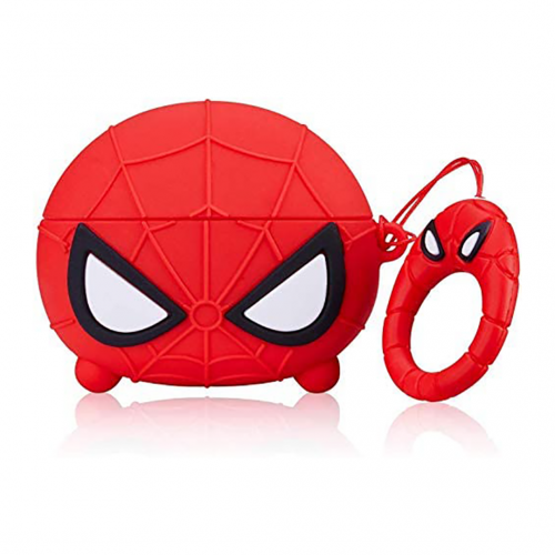 BİPOWER Airpods Pro Kılıf Spiderman Kırmızı