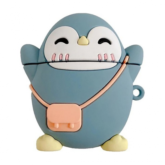 BİPOWER Airpods 1-2. Nesil Uyumlu Kılıf Cute Penguen Mavi BİPOWER Airpods 1-2. Nesil Uyumlu Kılıf Cute Penguen Mavi