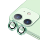 BİNANO Metal Ring Iphone 11/12/12 Mini Lens Koruyucu 2'Li Takım Yeşil