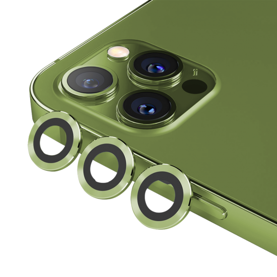 BİNANO Metal Ring Iphone 13 Pro/13 Pro Max Yeşil