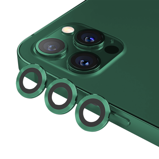 BİNANO Metal Ring Iphone 13 Pro/13 Pro Max Koyu Yeşil