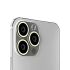 Binano Iphone 13 Pro/13 Pro Max Fosforlu Beyaz Kamera Koruyucu 