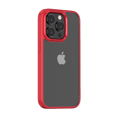 BİKAPAK Elit Crystal iPhone 14 Pro Kırmızı Kapak