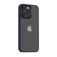 BİKAPAK Elit Crystal iPhone 14 Pro Max Mor Kapak