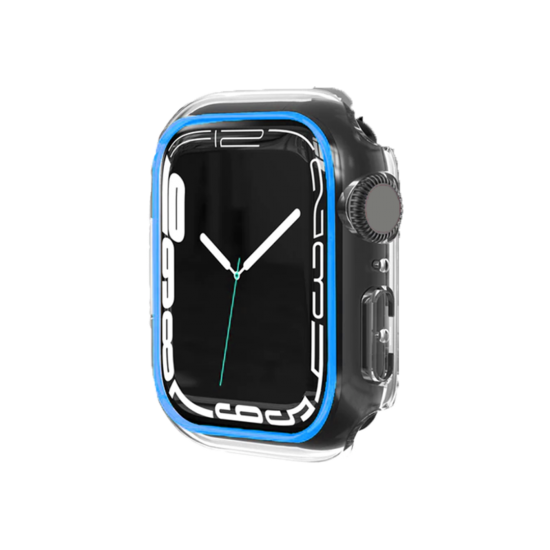 BİNANO Apple Watch 38mm Fosforlu Kasa Koruyucu Mavi BİNANO Apple Watch 38mm Fosforlu Kasa Koruyucu Mavi
