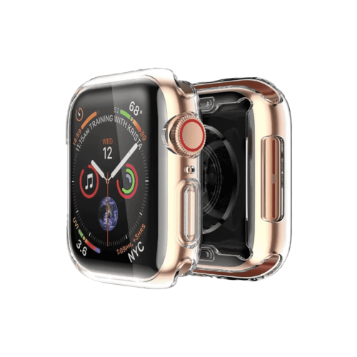 BİNANO Apple Watch 40mm Silikon Kasa ve Ekran Koruyucu Şeffaf