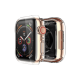 BİNANO Apple Watch 45mm Silikon Kasa ve Ekran Koruyucu Şeffaf