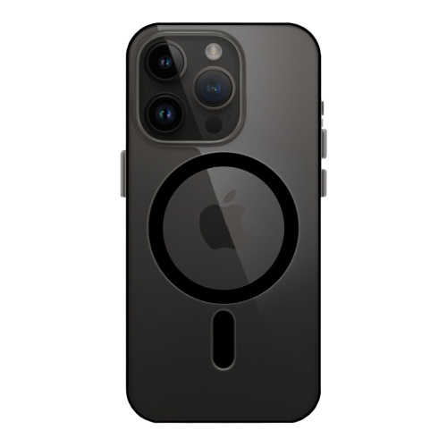 BİKAPAK MagPro Iphone 14 Pro Max Siyah Kapak