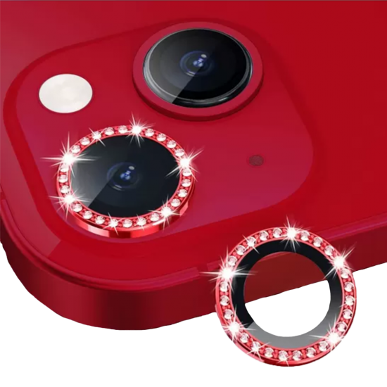 BİNANO Iphone 14/14 Plus Taşlı Kamera Koruyucu Kırmızı BİNANO Iphone 14/14 Plus Taşlı Kamera Koruyucu Kırmızı
