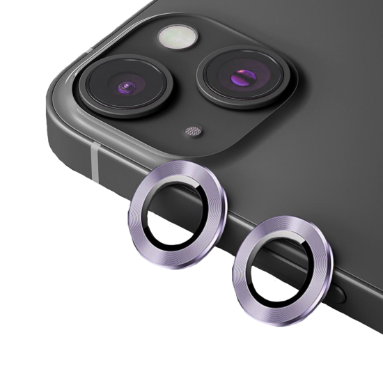 BİNANO Metal Ring Iphone 14/14 Plus Kamera Koruyucu Mor BİNANO Metal Ring Iphone 14/14 Plus Kamera Koruyucu Mor