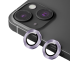 BİNANO Metal Ring Iphone 14/14 Plus Kamera Koruyucu Mor