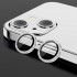 Binano iPhone 12 Diamond Kamera Koruyucu Silver