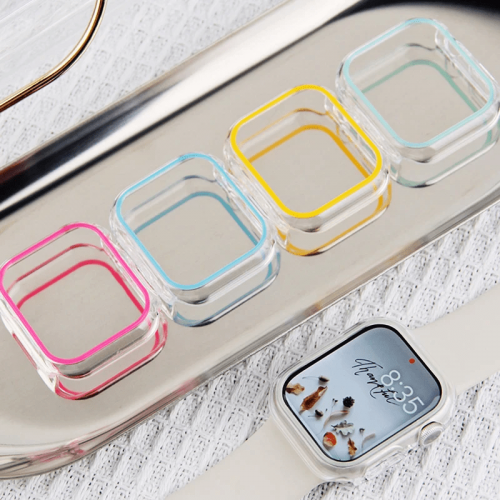 BİNANO Apple Watch 38mm Fosforlu Kasa Koruyucu Mavi