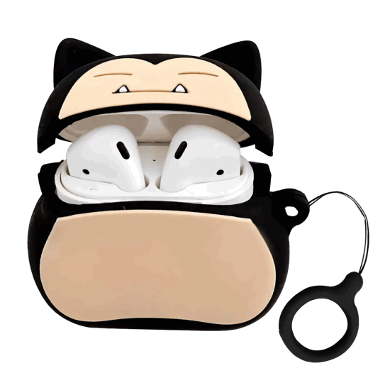 BİPOWER Airpods 1-2. Nesil Uyumlu Snorlax Siyah BİPOWER Airpods 1-2. Nesil Uyumlu Snorlax Siyah