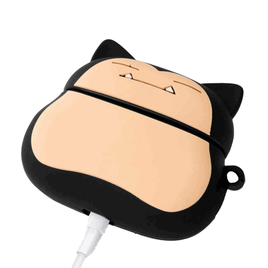 BİPOWER Airpods 1-2. Nesil Uyumlu Snorlax Siyah BİPOWER Airpods 1-2. Nesil Uyumlu Snorlax Siyah