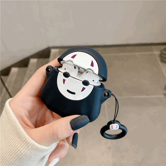 BİPOWER Airpods 1-2. Nesil Uyumlu Sevimli Hayalet Siyah BİPOWER Airpods 1-2. Nesil Uyumlu Sevimli Hayalet Siyah