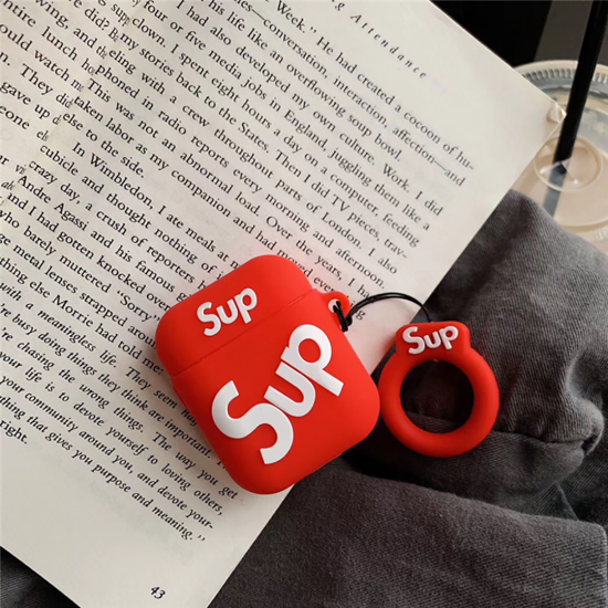 BİPOWER Airpods 1-2. Nesil Uyumlu Kılıf Sup Kırmızı