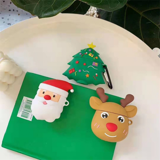 BİPOWER Airpods 1-2 Uyumlu Kılıf Noel Baba Beyaz BİPOWER Airpods 1-2 Uyumlu Kılıf Noel Baba Beyaz
