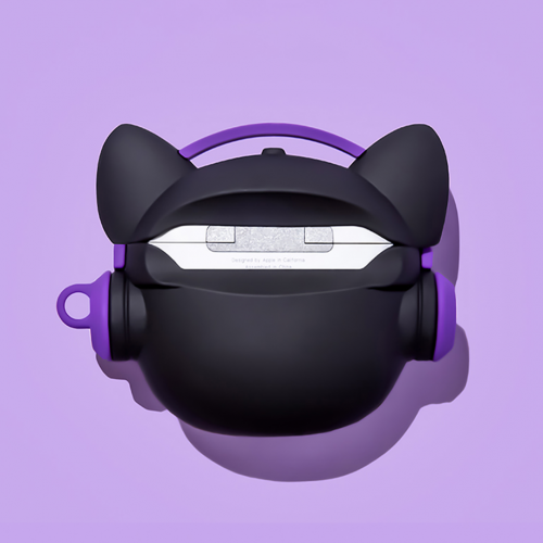 BİPOWER Airpods Pro Kılıf Star Bulldog Mor