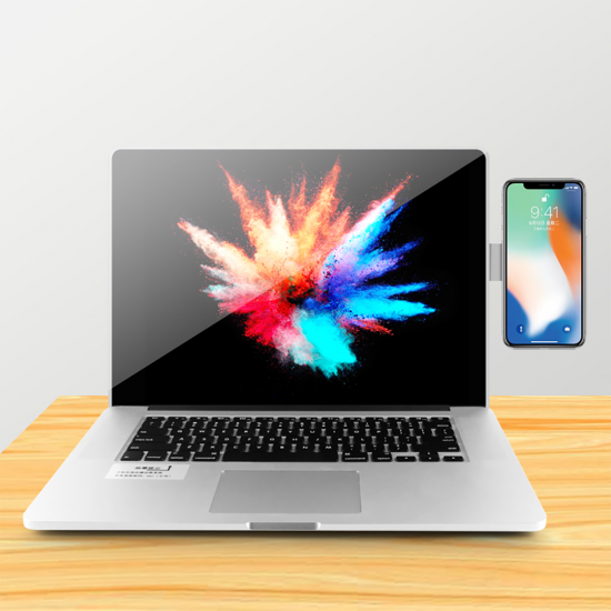 BİPOWER STD-14 Laptop İçin Metal Telefon Tutucu Gümüş BİPOWER STD-14 Laptop İçin Metal Telefon Tutucu Gümüş