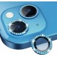 Binano Iphone 13/13 Mini Taşlı Kamera Koruyucu Mavi 