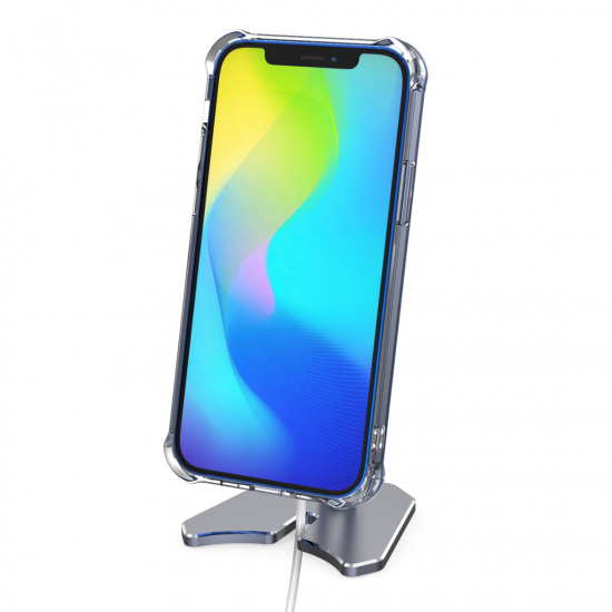 BİPOWER YTB-16 MagSafe Manyetik Şarj Özellikli Telefon Standı Gümüş
