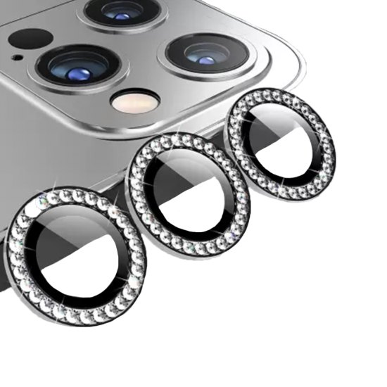 Binano Iphone 13 Pro/13 Pro Max Taşlı Siyah Kamera Koruyucu Binano Iphone 13 Pro/13 Pro Max Taşlı Siyah Kamera Koruyucu