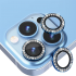 Binano Iphone 13 Pro/13 Pro Max Taşlı Mavi Kamera Koruyucu