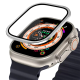 BİNANO Apple Watch Ultra 49mm Metal Çerçeveli Ekran Koruyucu Gümüş BİNANO Apple Watch Ultra 49mm Metal Çerçeveli Ekran Koruyucu Gümüş