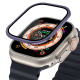 BİNANO Apple Watch Ultra 49mm Metal Çerçeveli Ekran Koruyucu Mor BİNANO Apple Watch Ultra 49mm Metal Çerçeveli Ekran Koruyucu Mor