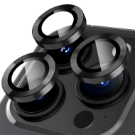 BİNANO Metal Ring Iphone 15 Pro/15 Pro Max Siyah Kamera Koruyucu
