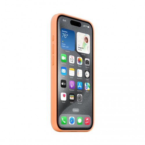BİKAPAK Magsense Iphone 15 Pro Orange Kapak