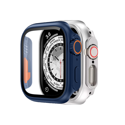 BİNANO Apple Watch 40MM Ultra Dönüştürücü Lacivert Kasa ve Ekran Koruyucu