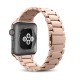 BİPOWER Apple Watch 38-40mm KRD5 Klasik Metal Kordon Lacivert