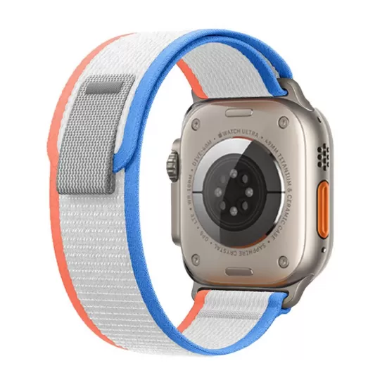 E2M Apple Watch 38-40-41MM KRD-27 Trial Çift Renkli Beyaz Kordon E2M Apple Watch 38-40-41MM KRD-27 Trial Çift Renkli Beyaz Kordon