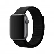 BİPOWER Apple Watch 42-44 mm KRD3 Hasır Kordon Siyah