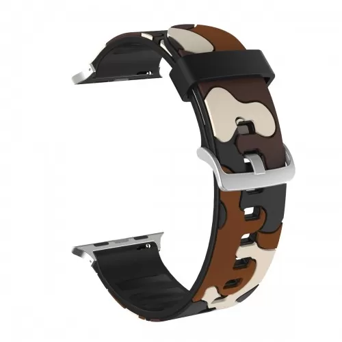BİPOWER Apple Watch 38-40mm KRD24 Kamuflaj Kordon