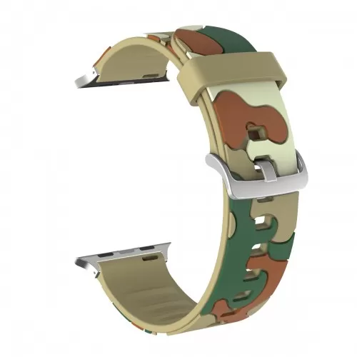 BİPOWER Apple Watch 38-40mm KRD24 Kamuflaj Kordon