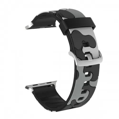 BİPOWER Apple Watch 38-40mm KRD24 Kamuflaj Kordon